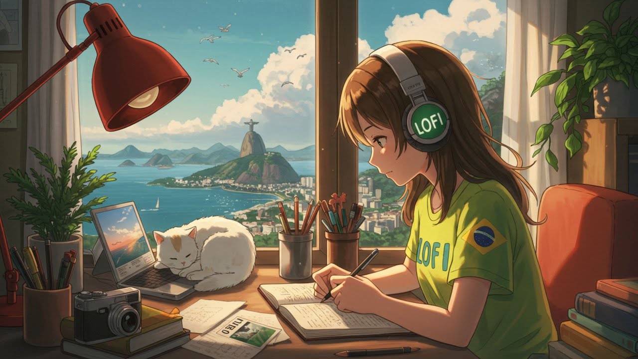 lofi brazilian radio 📚 beats to relax/study to