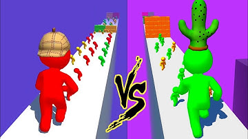 Color Run Stickman 3d Gameplay - Levels 50 #shorts​