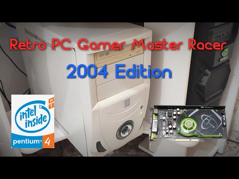 PC Retro Gamer Master Racer 2004 Edition - Pentium 4 HT 3.2 Ghz + Nvidia 6800 XT