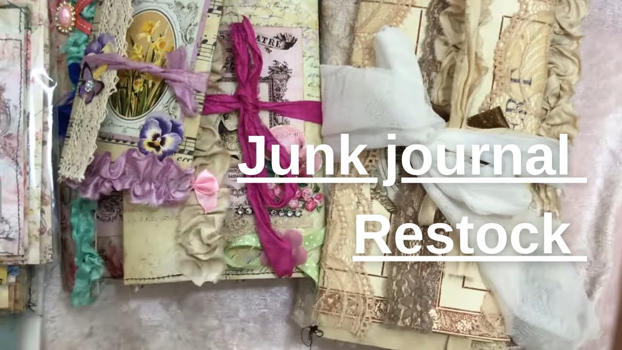 Junk journals, Happy Mail Scrappy Journals etc - YouTube