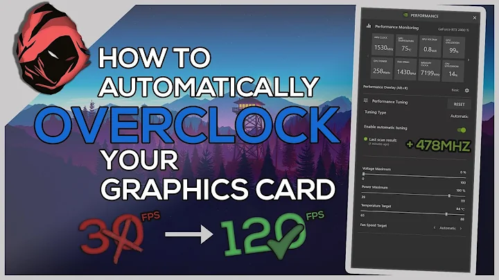 How To AUTOMATICALLY Overclock Your GPU! - NVIDIA GeForce Performance Guide 2021