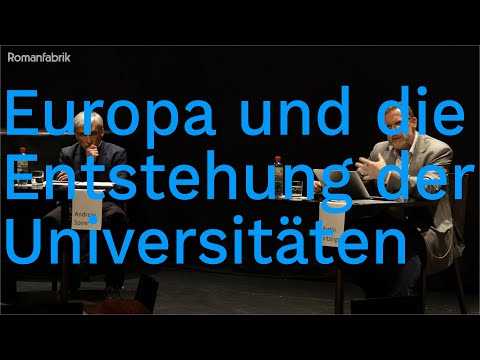 Café Europa 15: Europa und die Entstehung der Universitäten. Andreas Speer & Martin Kintzinger