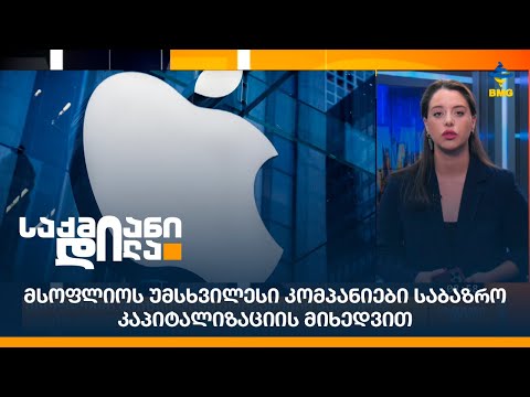 მსოფლიოს უმსხვილესი კომპანიები საბაზრო კაპიტალიზაციის მიხედვით