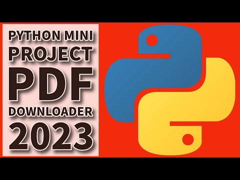 Python Mini Project - PDF Downloader 2023 - YouTube