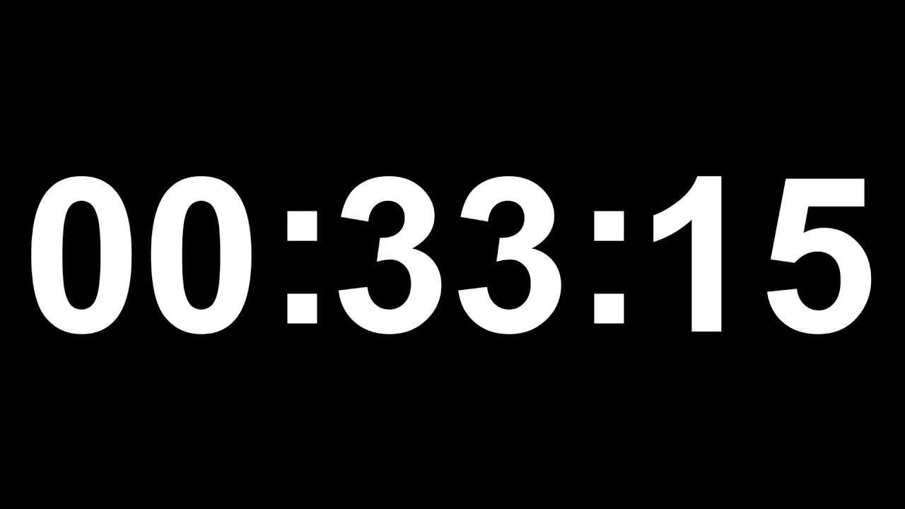 33 Minute and 15 Second Timer ⏲️ - YouTube