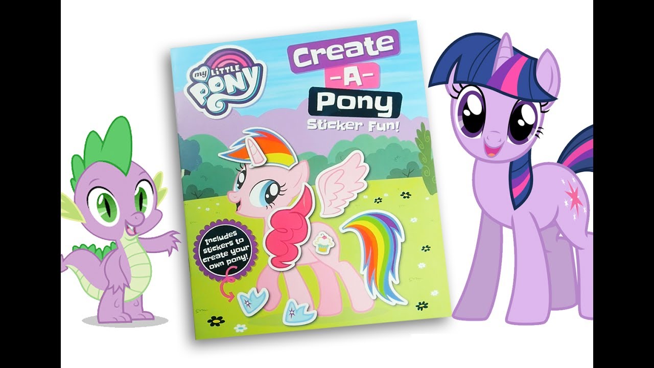 My Little Pony Activity Book MLP Create A Pony YouTube My Little Pony Activity Book MLP Create A Pony YouTube