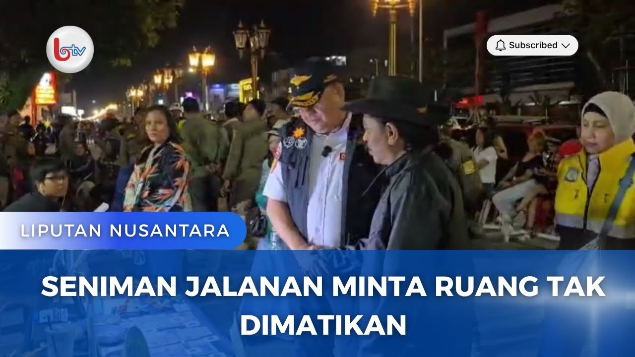 SENIMAN JALANAN MINTA RUANG TAK DIMATIKAN