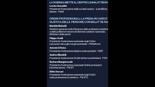 Summit 15.06.2026 politiche per le Malattie Rare. Ultimi interventi e ORDINI PROFESSIONALI