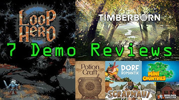 Timberborn, Loop Hero, DorfRomantik and More! 7 Steam Games Festival Demo reviews in one! Demo Reel.