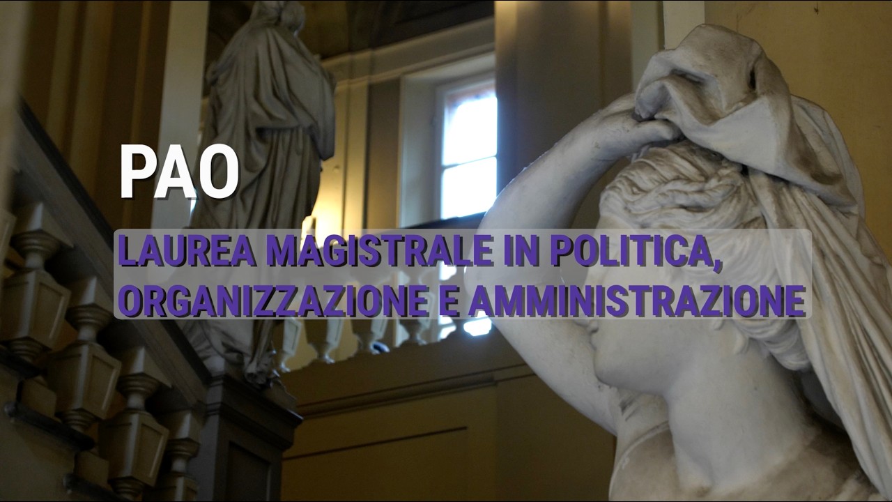 PAO - Laurea Magistrale in Politica, amministrazione e organizzazione