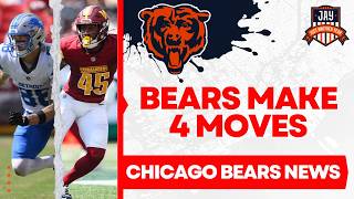 🔥Chicago Bears Make 4 NEW MOVES; Sign 2 Veterans, Release 2 Others In Latest Report