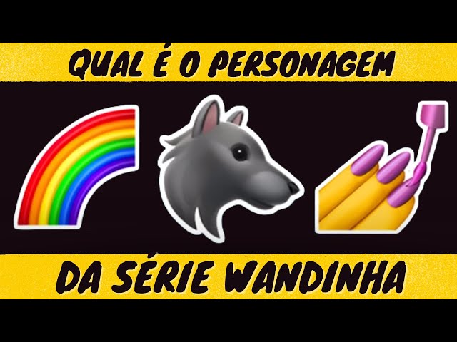 Adivinhe os personagens de Wandinha com os ✨ Emojis