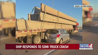 OHP responds to semi-truck crash