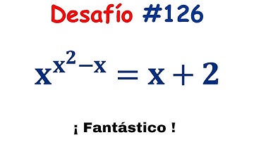 ¡¡ Sorprendente Ecuación Exponencial !! ¿ Sabrías determinar las soluciones ?