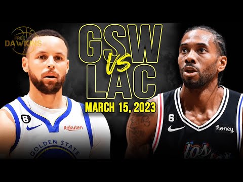 Golden State Warriors vs Los Angeles Clippers Full Game Highlights | March 15, 2023 | FreeDawkins
