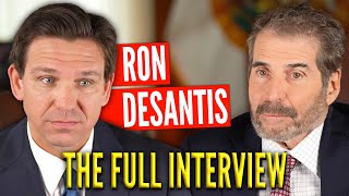 Ron DeSantis—The FULL Interview on 2024, Donald Trump, COVID, the Border Crisis, Education &amp; more.