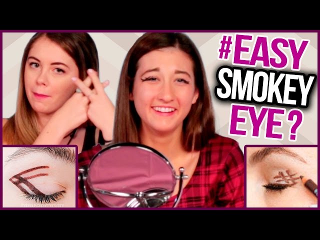 SOFT SMOKEY EYE WITH TAPE TRICK