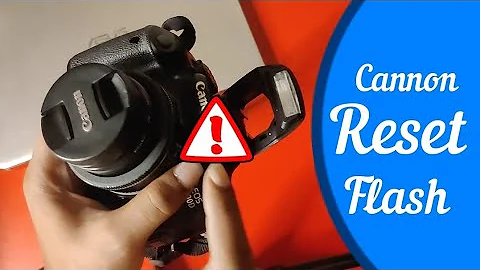 How to fix DSLR camera flash not popping, not working