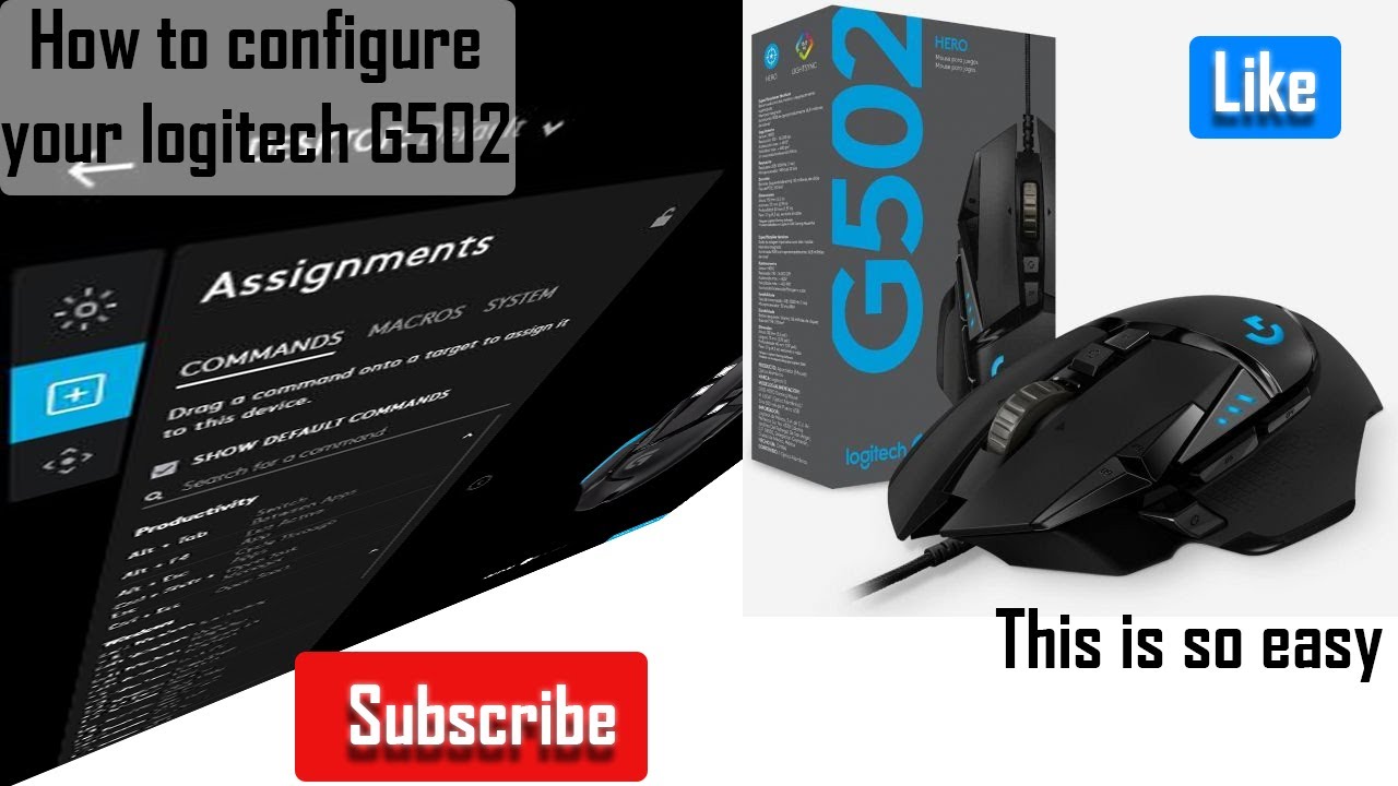 update your mouse firmware (logitech G502) YouTube