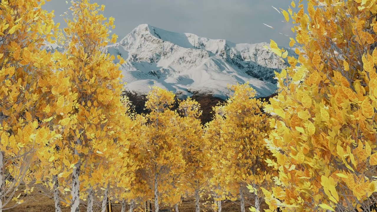 Houdini 19 Trees || Trees Made in Houdini's L-System || Wipe Breakdown