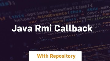 java rmi callback