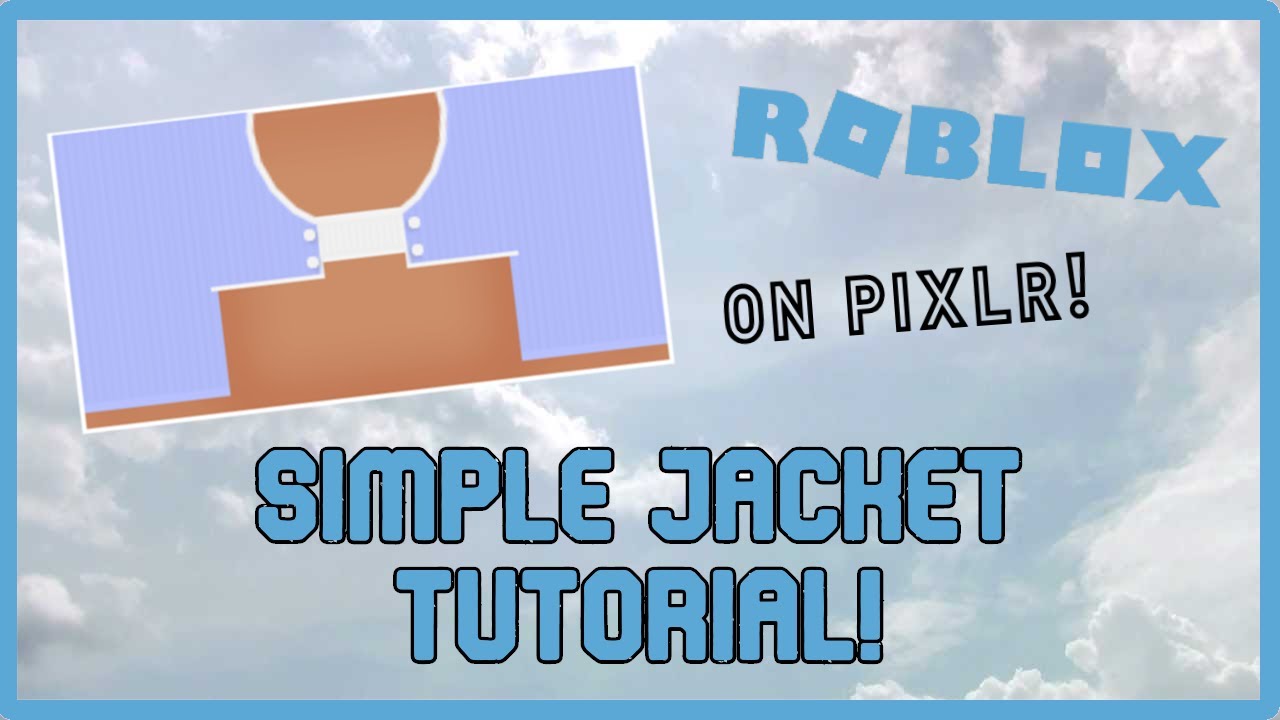 How To Make A Simple Jacket On Roblox Easy Tutorial Using Pixlr Youtube - blue denim jacket roblox