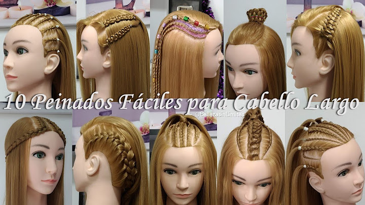Nacarado patrón Cena 10 Easy Hairstyles for LONG Hair by Belleza sin Limites - YouTube