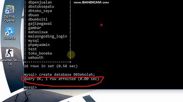Cara Membuat Database Dari CMD dan Access