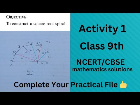 Maths Lab Activity 1 Class 9// Maths Practical// Class 9 Maths Activity Solution// CBSE board #file