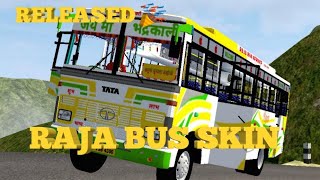 RELEASED 🎈🎈🎉 Raja Bus Skin 🎈🎉New TATA Shivalik Bus Mod 🎈🎈🎀For @Game_Wisher_04 #tranding #bussid #hrtc