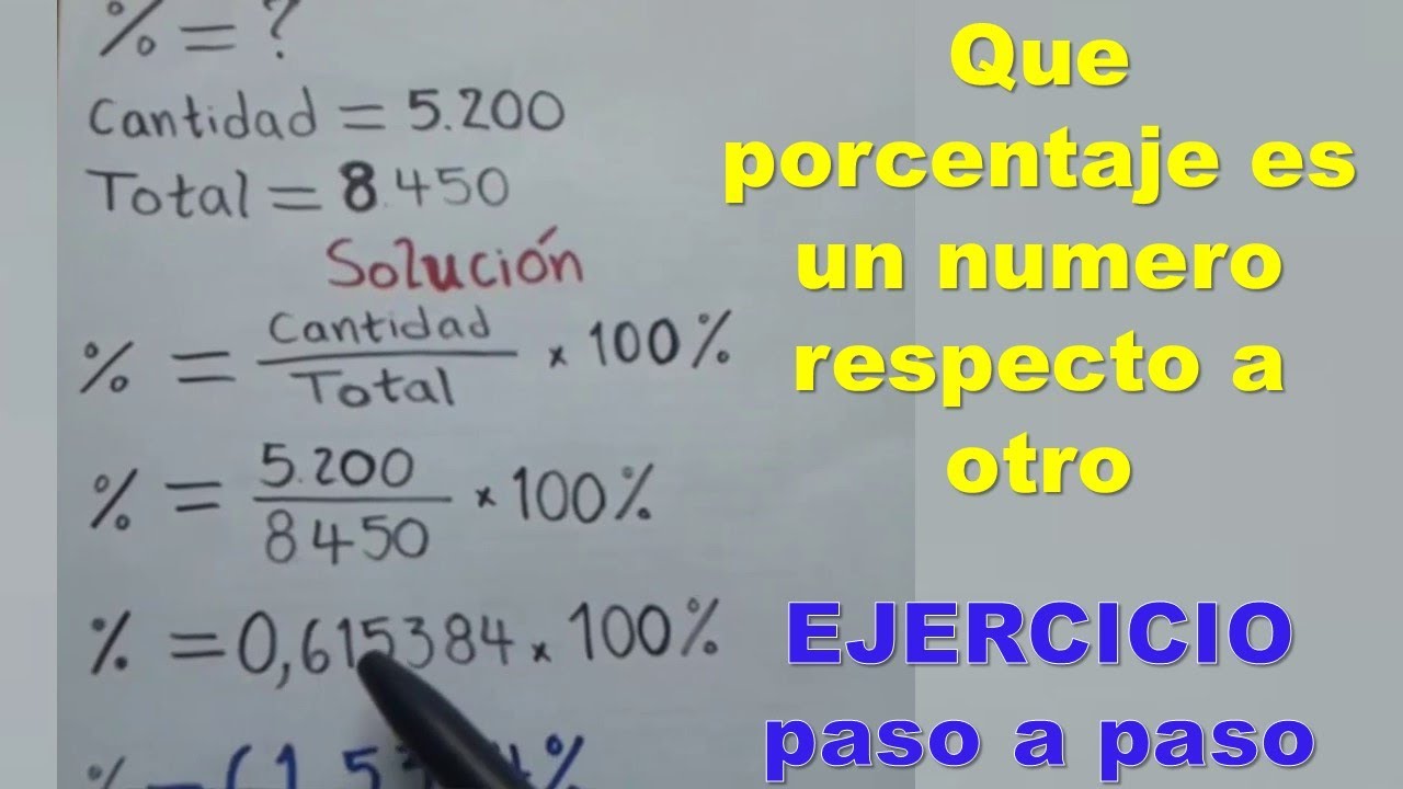 Síntesis de 20+ artículos: como sacar el porcentaje de una cantidad ...