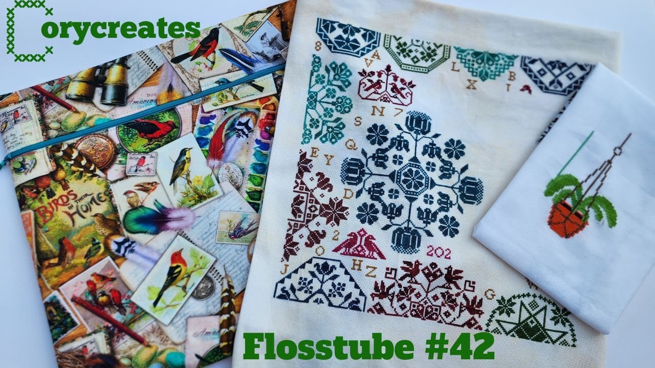 Flosstube 42: Still Summer Stitching (Til the Bitter End!)