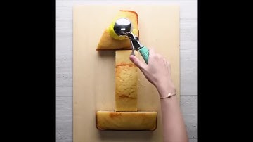 The Final Cakedown! Easy Cutting Hacks to Make Number Cakes Easy Cake Dekorating ideas by so Yummy
