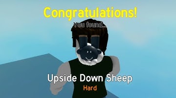 Find the Sheep - Where to Find the Upside Down Sheep (Roblox)