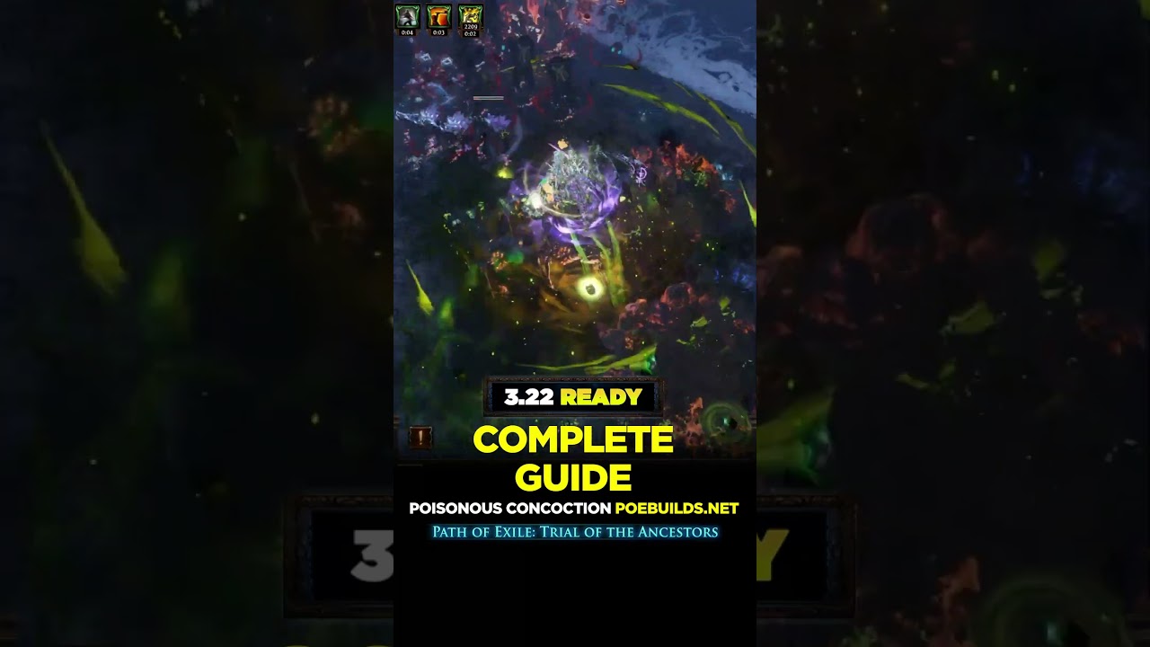 [POE 3.22] POISONOUS CONCOCTION COMPLETE GUIDE - Poe Builds #shorts #pathofexile #poebuilds #poe