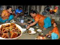 Village Famous Red Country Chicken Curry Eating & Rice || Chicken Curry Village Style #redchicken