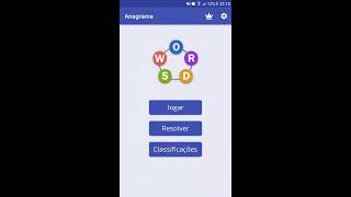 Se divertindo com letras no Android com Anagrama - Palavras do Finder screenshot 5