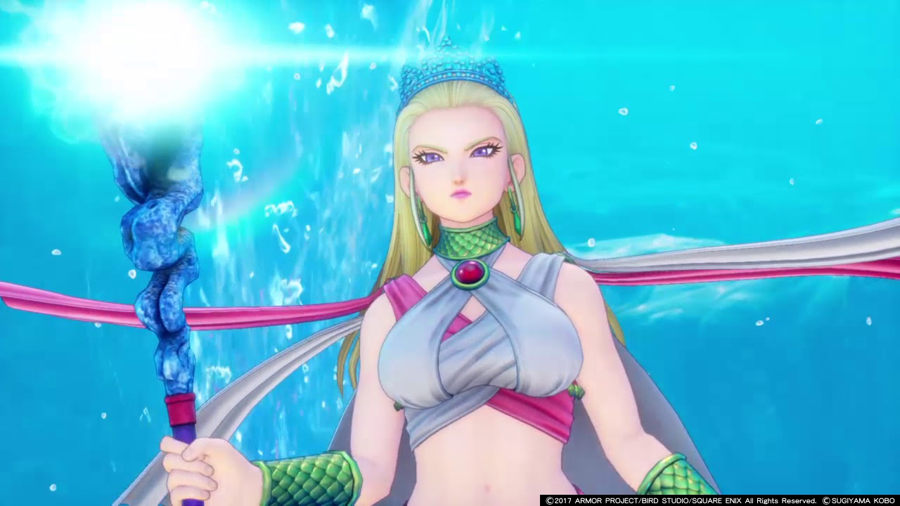 ドラゴンクエスト11 海底王国セレンとの別れ Youtube