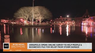 Annapolis residents encouraged to report flood damage, prepare for Friday storm