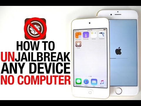 How To Unjailbreak ANY iPhone, iPad & iPod Without Computer iOS 8.4 & 8.3