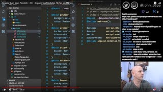 Angular App from Scratch - 2/n - Organizing Modules, Styles and Node screenshot 1