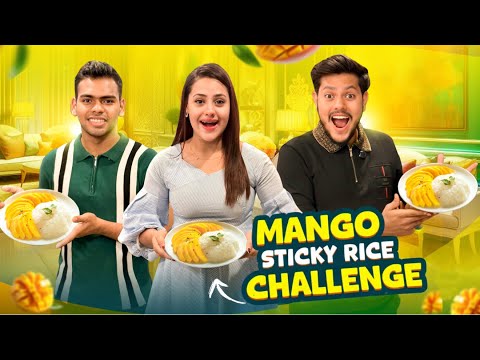 চ্যালেঞ্জ করতে গিয়ে এ কি হলো? | Mango Sticky Rice Challenge | Rakib Hossain | Ritu Hossain