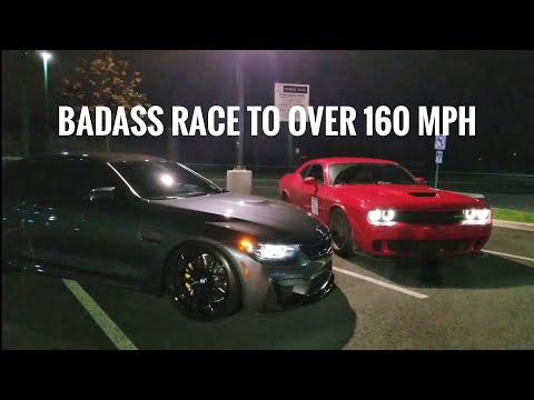 Can This Modified BMW M4 Owner Beat A 700HP Dodge Challenger Hellcat ?