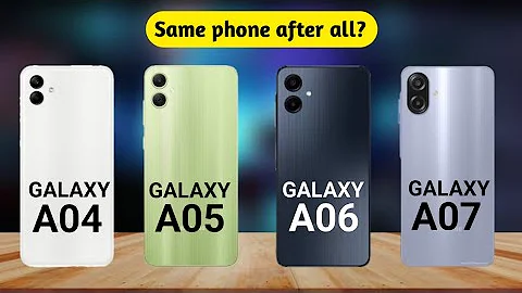 Samsung Galaxy A04 vs Galaxy A05 vs Galaxy A06 vs Galaxy A07