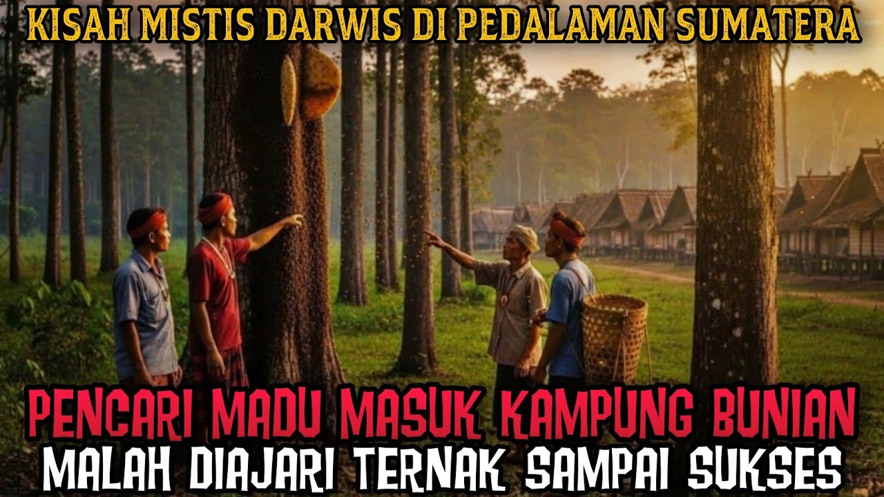 PENCARI MADU TERSESAT DI KAMPUNG BUNIAN MALAH DIAJARI TERNAK - cerita mistis 