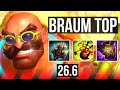 BRAUM vs AMBESSA (TOP) | 35K damage, Hail Of Blades | EUW Master | 26.6