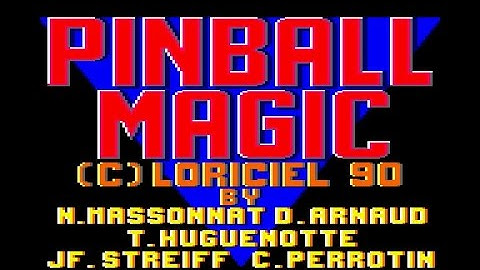 Pinball Magic Review for the Amstrad CPC by John Gage