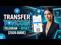 How to Transfer Toncoin from Telegram Wallet to Bitget [2026 Full Guide]