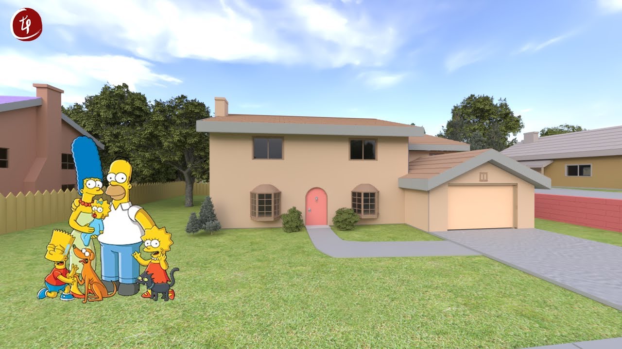 the simpsons house real life tour