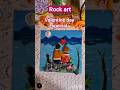 Valentine Special 💏Rock Art painting idea💚🩵 #ytshorts #shorts #shortsviral #youtubeshorts #Asima